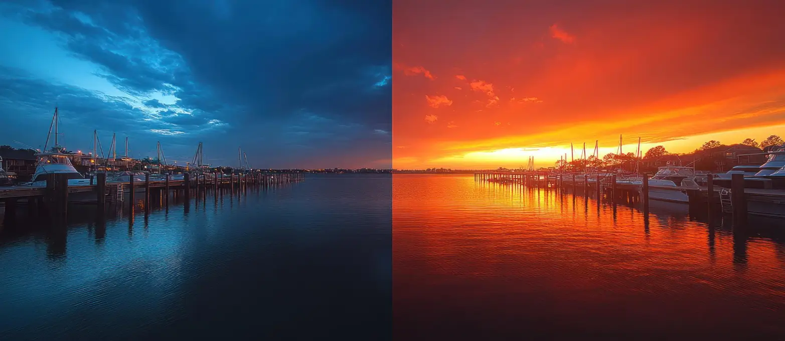 Real Estate Day to Night Photoshop Services in the UK